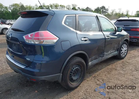 2015 Nissan Rogue S из США, поврежденный, VIN 5N1AT2MV2FC853628